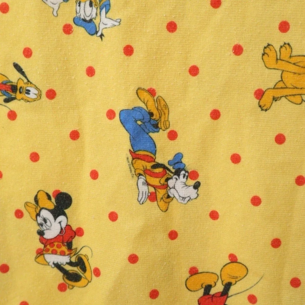 VTG Children's Pediatric Disney Mickey Minnie Mouse Goofy Pluto Hospital Gown